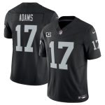 Las Vegas Raiders #17 Davante Adams Black 2023 F.U.S.E With 4-Star C Patch Vapor Untouchable Stitched Jersey