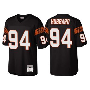 Cincinnati Bengals #94 Sam Hubbard Black Throwback Legacy Stitched Jersey