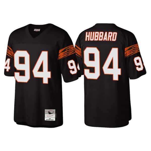 Cincinnati Bengals #94 Sam Hubbard Black Throwback Legacy Stitched Jersey