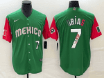 Mexico #7 Julio Ur¨ªas 2023 Green World Classic With Patch Stitched Jersey