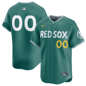 Boston Red Sox Custom Green 2025 City Connect Stitched Jersey