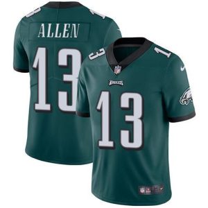Philadelphia Eagles #13 Devon Allen Green Vapor Untouchable Limited Stitched Jersey