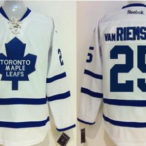 Maple Leafs #25 James Van Riemsdyk White Stitched Jersey