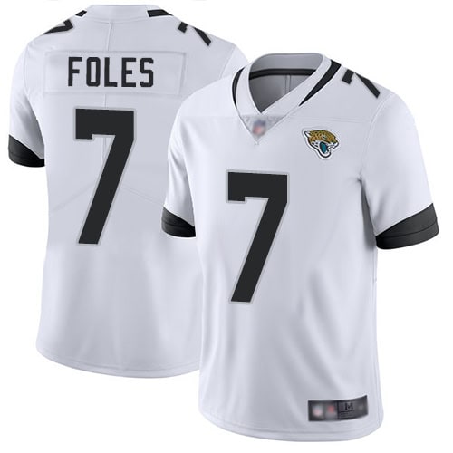 Jacksonville Jaguars #7 Nick Foles White Vapor Untouchable Limited Stitched Jersey