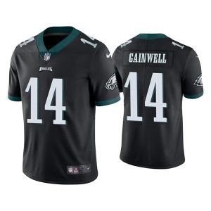 Philadelphia Eagles #14 Kenneth Gainwell Black Vapor Untouchable Limited Stitched Jersey