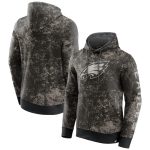 Philadelphia Eagles Black Gray Blackout Tonal Pullover Hoodie