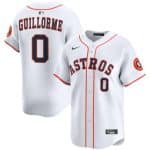 Houston Astros #0 Luis Guillorme White 2025 Home Limited Stitched Jersey
