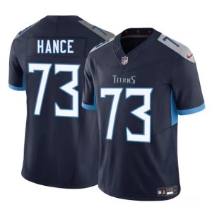 Tennessee Titans #73 Blake Hance Navy 2025 F.U.S.E. Vapor Limited Stitched Jersey