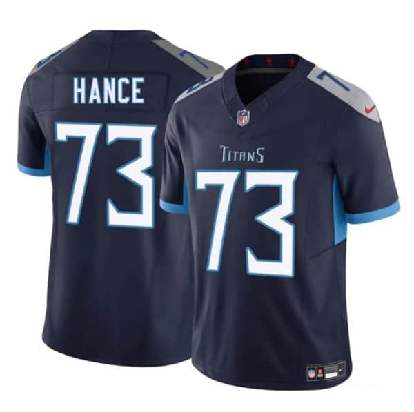 Tennessee Titans #73 Blake Hance Navy 2025 F.U.S.E. Vapor Limited Stitched Jersey
