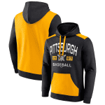 Pittsburgh Pirates Black Gold Chip In Pullover Hoodie
