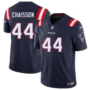 New England Patriots #44 K'Lavon Chaisson Navy 2025 F.U.S.E. Vapor Limited Stitched Jersey