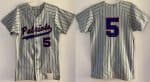 Vintage Somerset Patriots #5 Sample Ripon Gray Stitched Jersey
