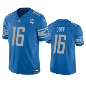 Detroit Lions #46 Jack Campbell Blue 2023 F.U.S.E. 90th Anniversary Vapor Untouchable Limited Stitched Jersey