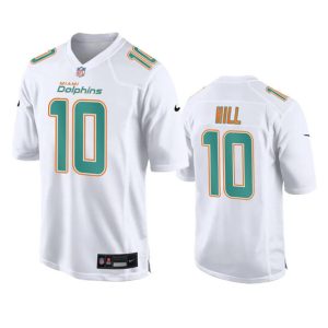 Miami Dolphins #10 Tyreek Hill White Fashion Vapor Untouchable Stitched Jersey