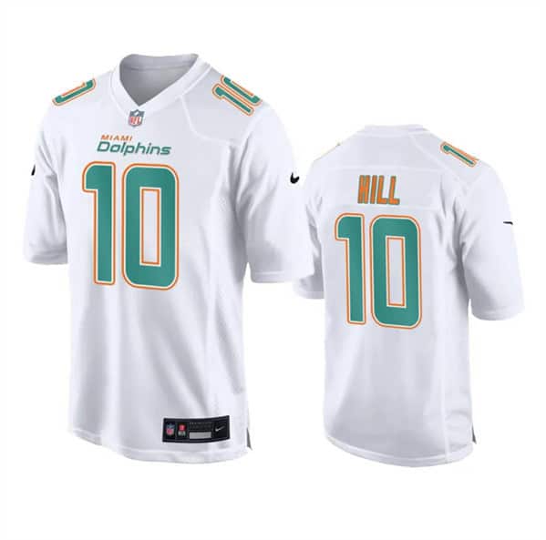 Miami Dolphins #10 Tyreek Hill White Fashion Vapor Untouchable Stitched Jersey