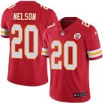 Kansas City Chiefs #20 Steven Nelson Red Vapor Untouchable Limited Stitched Jersey
