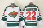 Wild #22 Nino Niederreiter White Stitched Jersey