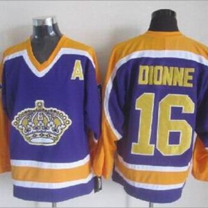 Kings #16 Marcel Dionne Purple CCM Throwback Stitched Jersey