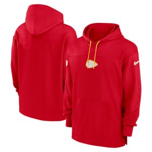 Kansas City Chiefs Red Performance Pullover Hoodie
