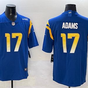 Los Angeles Rams #17 Davante Adams Blue 2024 Vapor Untouchable Stitched Jersey
