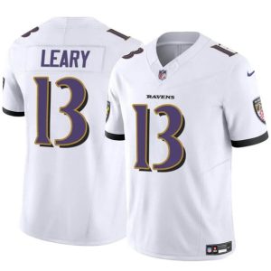 Baltimore Ravens #13 Devin Leary White 2023 F.U.S.E. Vapor Limited Jersey