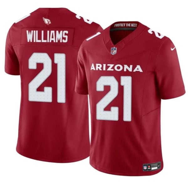 Arizona Cardinals #21 Garrett Williams Red 2024 F.U.S.E. Vapor Untouchable Limited Stitched Jersey