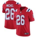 New England Patriots #26 Sony Miche Red Vapor Untouchable Limited Stitched Jersey