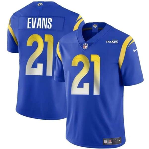 Los Angeles Rams #21 Zach Evans Blue 2024 Vapor Untouchable Stitched Jersey