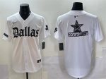 Dallas Cowboys Team Big Logo White 'Gothic Lone Star Edition' Limited Stitched Jersey