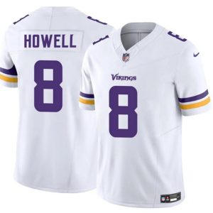 Minnesota Vikings #8 Sam Howell White 2025 F.U.S.E. Vapor Untouchable Limited Football Stitched Jersey