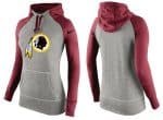 Nike Washington Redskins Performance Hoodie Grey Red_2