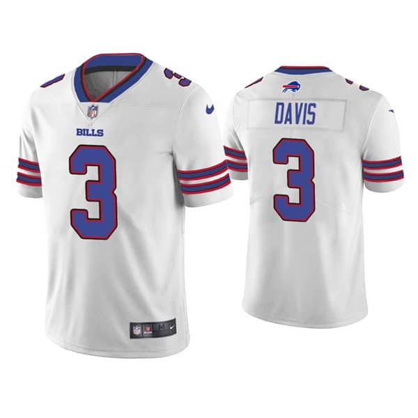 Buffalo Bills #3 Gabriel Davis White Vapor Untouchable Limited Stitched Jersey