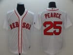Boston Red Sox #25 Steve Pearce Majestic White Cool Base Player Stitched Jersey