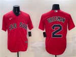 Boston Red Sox #2 Alex Bregman Red Cool Base Stitched Jersey