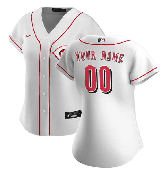 Cincinnati Reds ACTIVE PLAYER Custom White Stitched Jersey