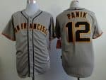 Giants #12 Joe Panik Grey Road Cool Base Stitched Jersey