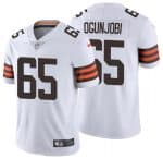 Cleveland Browns #65 Larry Ogunjobi New White Vapor Untouchable Limited Stitched Jersey