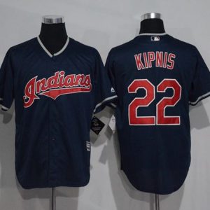 Indians #22 Jason Kipnis Navy Blue New Cool Base Stitched Jersey