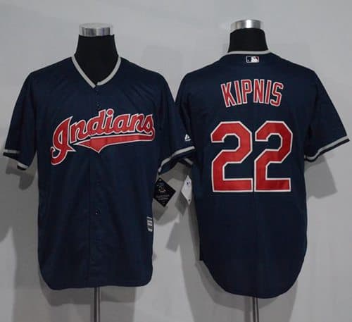 Indians #22 Jason Kipnis Navy Blue New Cool Base Stitched Jersey