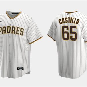 San Diego Padres #65 Jos¨¦ Castillo White Cool Base Stitched Jersey