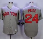 Red Sox #24 David Price Grey New Cool Base Stitched Jersey