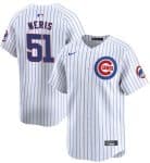 Chicago Cubs #51 H¨¦ctor Neris White Cool Base Stitched Jersey