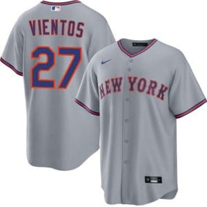 New York Mets #27 Mark Vientos Gray 2025 Limited Stitched Jersey
