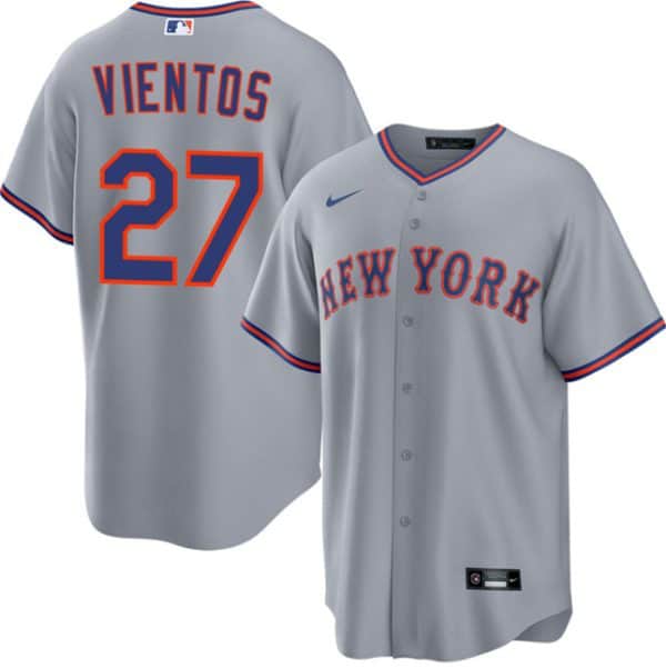 New York Mets #27 Mark Vientos Gray 2025 Limited Stitched Jersey