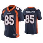 Denver Broncos #85 Albert Okwuegbunam Navy Vapor Untouchable Limited Stitched Jersey