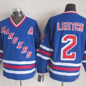Rangers #2 Brian Leetch Blue CCM Heroes Of Hockey Alumni Stitched Jersey