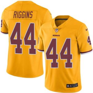 Redskins #44 John Riggins Gold Stitched Limited Rush Nike Jersey
