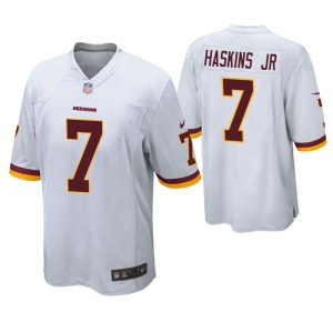 Washington Redskins #7 Dwayne Haskins Jr White Stitched Jersey