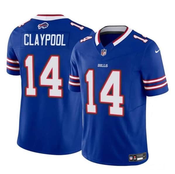 Buffalo Bills #14 Chase Claypool Blue 2024 F.U.S.E. Vapor Untouchable Limited Stitched Jersey