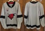 Omaha Mavericks Gray Stitched Jersey